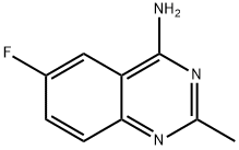 6-fluoro-2-methylquinazolin-4-amine 化学構造式