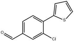 3-Chloro-4-(thiophen-2-yl)benzaldehyde Structure