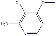 5-chloro-6-methoxypyrimidin-4-amine Struktur