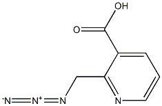 2-(azidomethyl)pyridine-3-carboxylic acid, 1700604-18-7, 结构式
