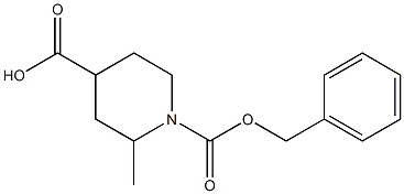 1-((benzyloxy)carbonyl)-2-methylpiperidine-4-carboxylic acid Structure