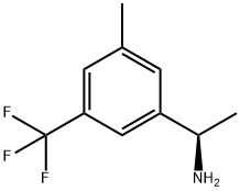 (R)-1-(3-methyl-5-(trifluoromethyl)phenyl)ethanamine Structure
