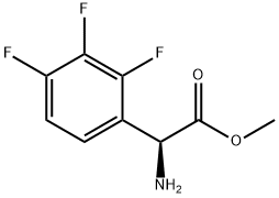 METHYL (2S)-2-AMINO-2-(2,3,4-TRIFLUOROPHENYL)ACETATE,1703874-31-0,结构式