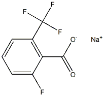 Sodium 2-fluoro-6-(trifluoromethyl)benzoate 结构式