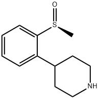 4-[2-[(S)-METHYLSULFINYL]PHENYL]PIPERIDINE 结构式