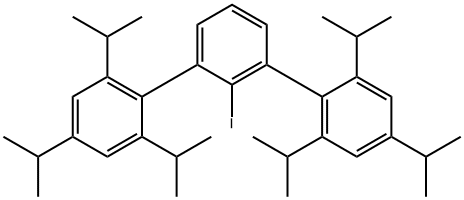 2-[2-碘-3-[2,4,6-三(异丙基)苯基]苯基]-1,3,5-三(异丙基)苯 结构式