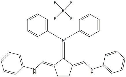 N-[2,5-双(苯胺基乙烯)环戊烯]-N-苯基-苯基-苯胺四氟硼酸盐,177168-18-2,结构式