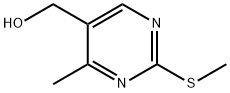 2-甲硫基-4-甲基-5-羟甲基嘧啶, 17759-40-9, 结构式