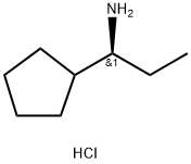 (S)-1-cyclopentylpropan-1-amine hydrochloride,177859-55-1,结构式