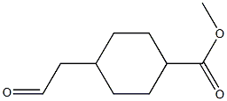 4-(2-氧ETHYL)CYCLOHEXYLCARBOXYLIC ACID METHYL ESTER, 1779506-65-8, 结构式