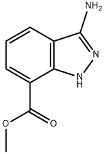 methyl 3-amino-1H-indazole-7-carboxylate Structure