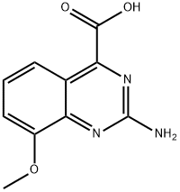 2-Amino-8-methoxyquinazoline-4-carboxylic Acid Structure