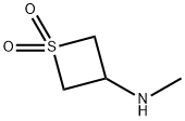 3-(methylamino)thietane 1,1-dioxide Structure