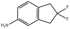 2,2-Difluoro-2,3-dihydro-1H-inden-5-amine Struktur