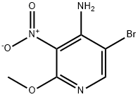 4-Pyridinamine, 5-bromo-2-methoxy-3-nitro-, 1782589-92-7, 结构式