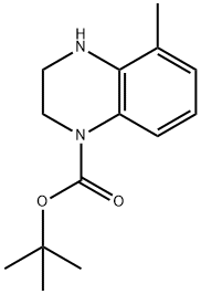 tert-butyl 5-methyl-1,2,3,4-tetrahydroquinoxaline-1-carboxylate Structure