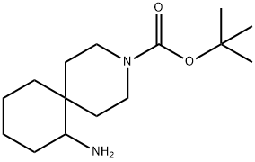 tert-butyl 7-amino-3-azaspiro[5.5]undecane-3-carboxylate, 1784017-39-5, 结构式