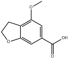 4-Methoxy-2,3-dihydro-benzofuran-6-carboxylic acid Structure