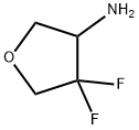 4,4-二氟四氢呋喃-3-胺 结构式