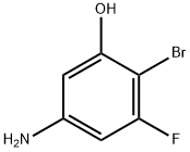 4-Bromo-3-fluoro-5-hydroxyaniline Struktur