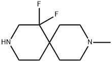 1,1-difluoro-9-methyl-3,9-diazaspiro[5.5]undecane Structure