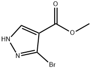 methyl 5-bromo-1H-pyrazole-4-carboxylate Struktur