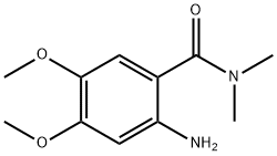 2-氨基-4,5-二甲氧基-N,N-二甲基苯甲酰胺 结构式