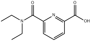 6-(Diethylcarbamoyl)pyridine-2-carboxylic acid Structure