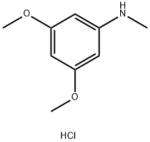 3,5-dimethoxy-N-methylaniline hydrochloride Struktur