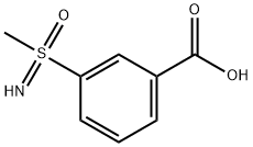 3-(S-甲磺酰亚胺基)苯甲酸, 1800399-17-0, 结构式