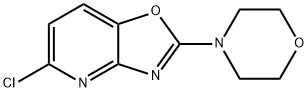 Oxazolo[4,5-b]pyridine, 5-chloro-2-(4-morpholinyl)- Structure