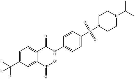1803003-68-0 N-[4-[[4-(1-Methylethyl)-1-piperazinyl]sulfonyl]phenyl]-2-nitro-4-(trifluoromethyl)benzamide hydrochloride