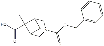 3-benzyl 6-methyl 3-azabicyclo[3.1.1]heptane-3,6-dicarboxylate Structure