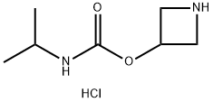 azetidin-3-yl N-(propan-2-yl)carbamate hydrochloride Structure