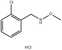 [(2-chlorophenyl)methyl](methoxy)amine hydrochloride Struktur