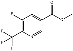 Methyl 5-fluoro-6-(trifluoromethyl)nicotinate Structure