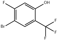 5-Bromo-4-fluoro-2-hydroxybenzotrifluoride Structure