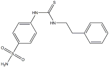 4-({[(2-phenylethyl)amino]carbothioyl}amino)benzenesulfonamide|