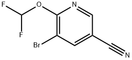 5-bromo-6-(difluoromethoxy)nicotinonitrile|5-溴-6-(二氟甲氧基)烟腈