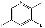 Pyridine, 3-bromo-5-iodo-2-methyl-|Pyridine, 3-bromo-5-iodo-2-methyl-