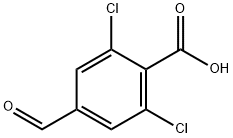 Benzoic acid, 2,6-dichloro-4-formyl- Struktur