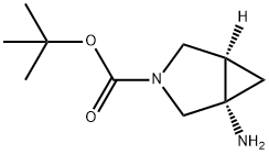 tert-butyl (1S,5R)-1-amino-3-azabicyclo[3.1.0]hexane-3-carboxylate, 1817806-51-1, 结构式