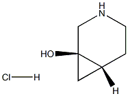 (1R,6R)-3-azabicyclo[4.1.0]heptan-1-ol hydrochloride Structure