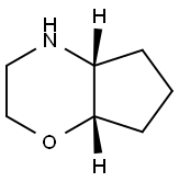 (4aR,7aS)-octahydrocyclopenta[b][1,4]oxazine 化学構造式
