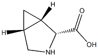 (1S,2R,5R)-3-Azabicyclo[3.1.0]hexane-2-carboxylic acid Struktur