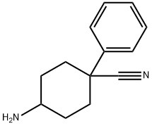 Cyclohexanecarbonitrile, 4-amino-1-phenyl- Structure