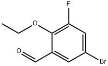 5-溴-2-乙氧基-3-氟苯甲醛,1823336-00-0,结构式