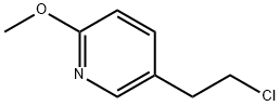 5-(2-chloroethyl)-2-methoxy-Pyridine 结构式