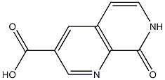 8-氧代-7,8-二氢-1,7-萘啶-3-羧酸, 1823941-77-0, 结构式
