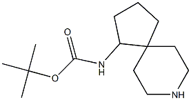 tert-butyl (8-azaspiro[4.5]decan-1-yl)carbamate Structure